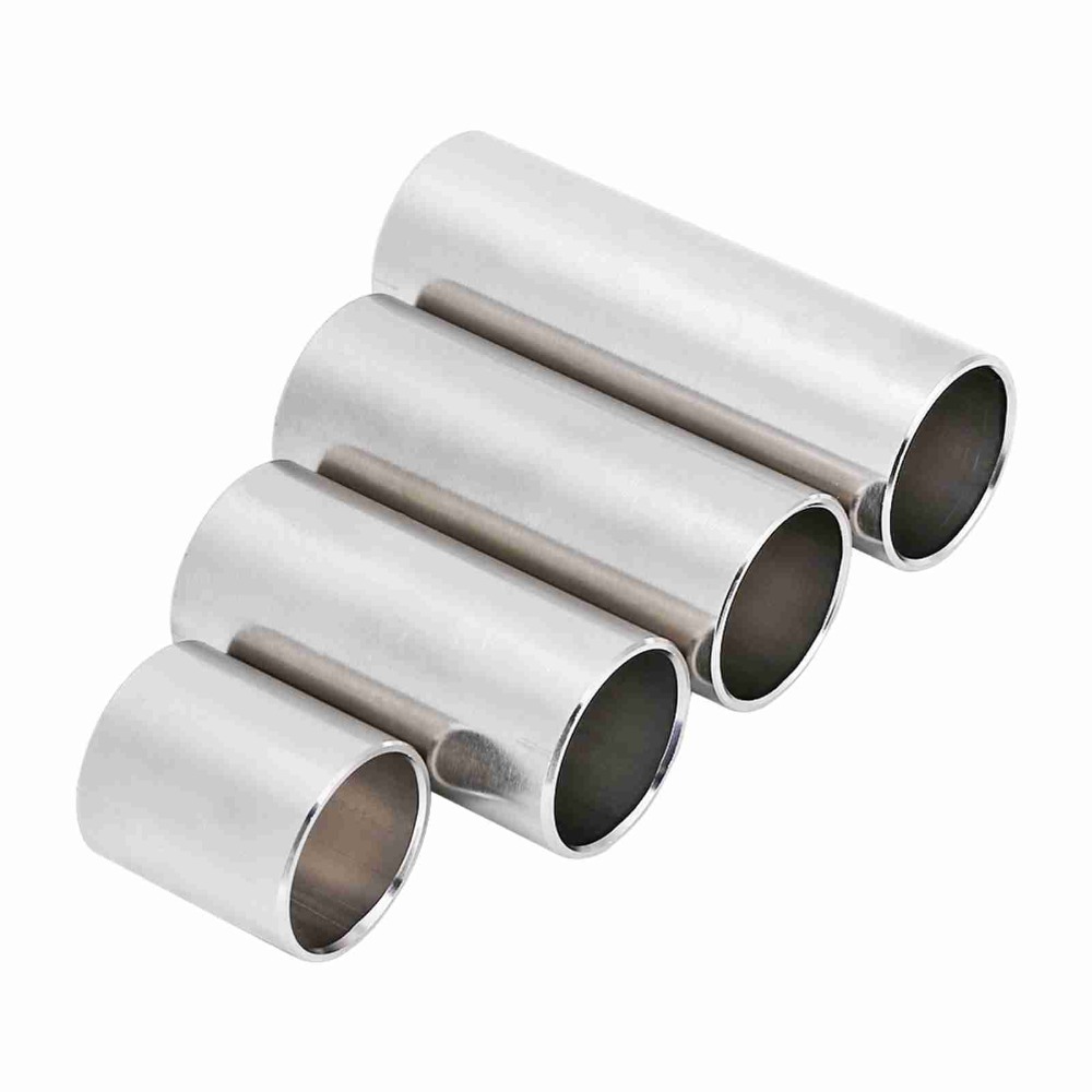 Guitar Slide Tube - 4pcs Stainless Steel Guitar Slide ​Silver