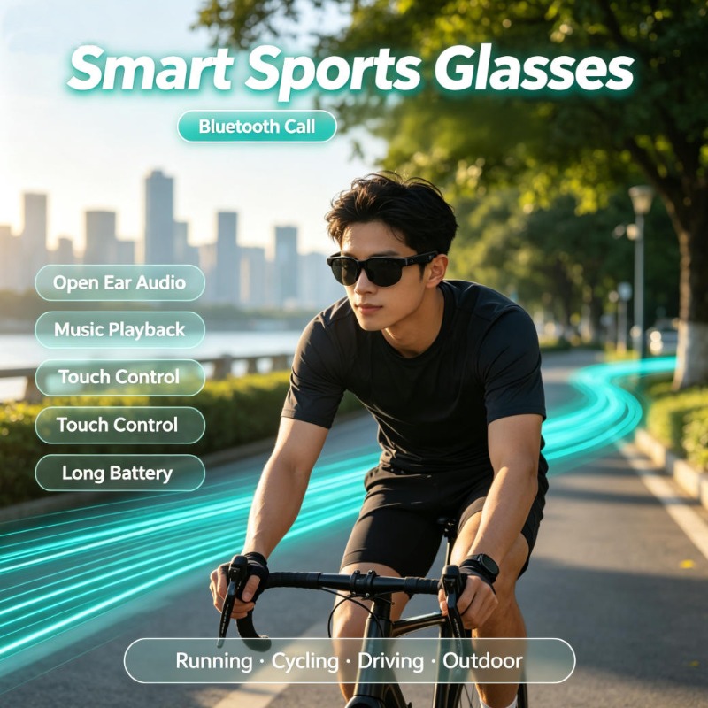 Audio Music Free - Smart Sports Glasses Open Ear Audio