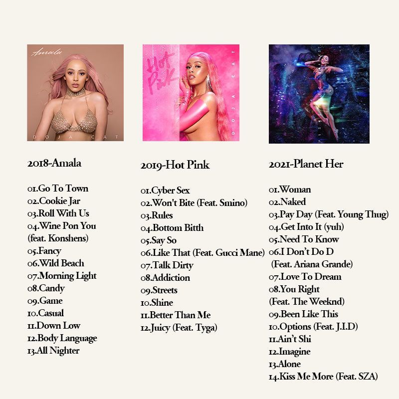 Doja Cat 6CD Music Album Colle - Audio Music Cd recension och pris