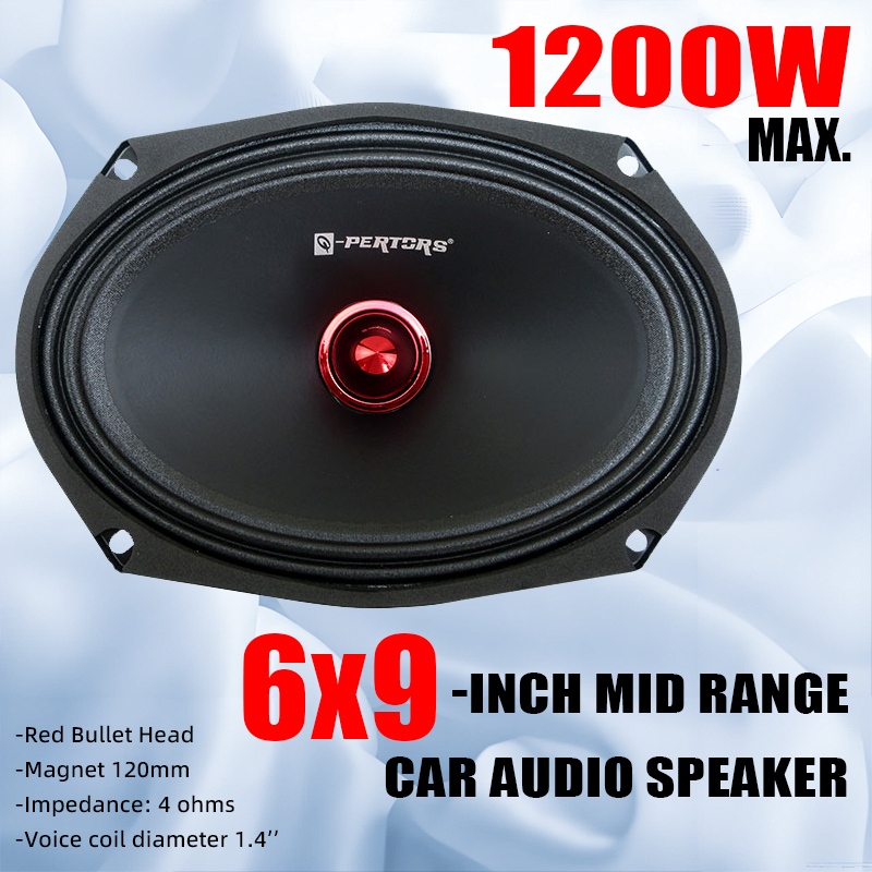 1PC 6x9 Inch Car Speakers 1200 - Audio Universal Music recension och pris
