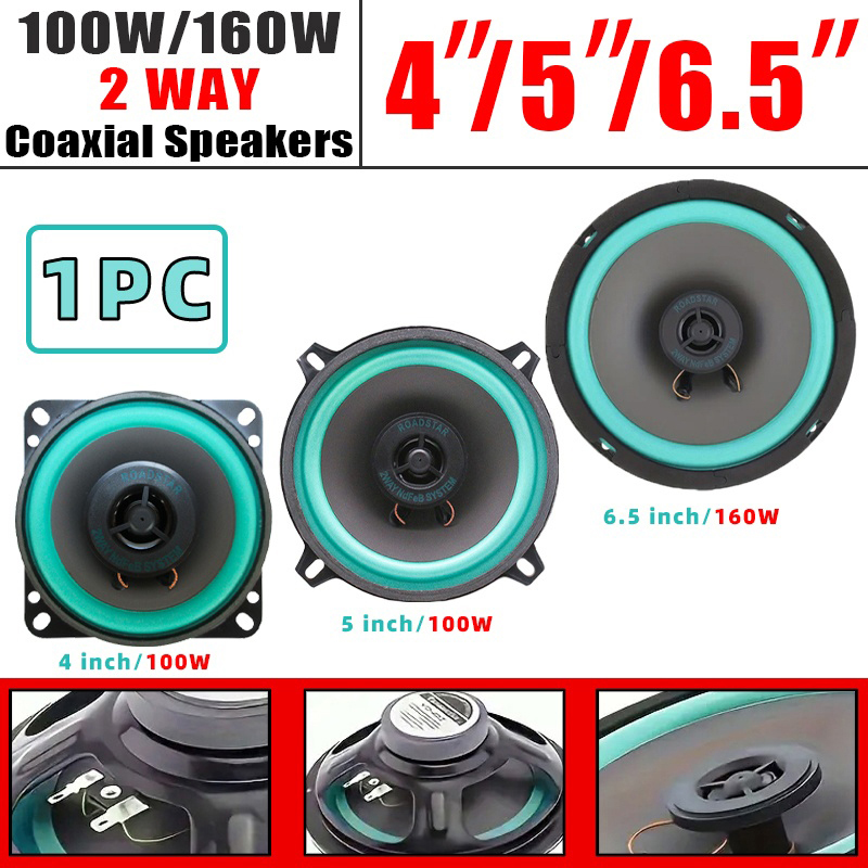 1PC 4/5/6 Inch Car Speakers 10 - Audio Universal Music recension och pris