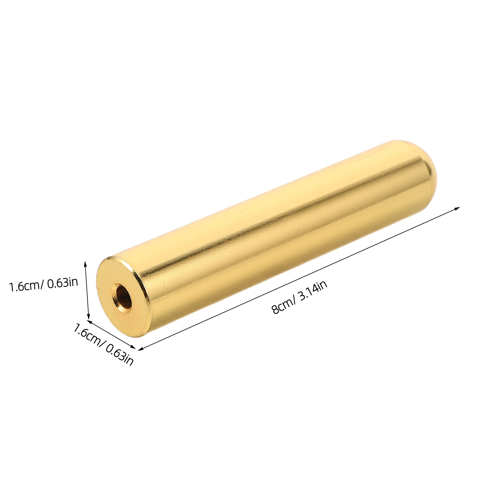 Medium Solid Steel Guitar Slid - Guitar Slide Tube recension och pris