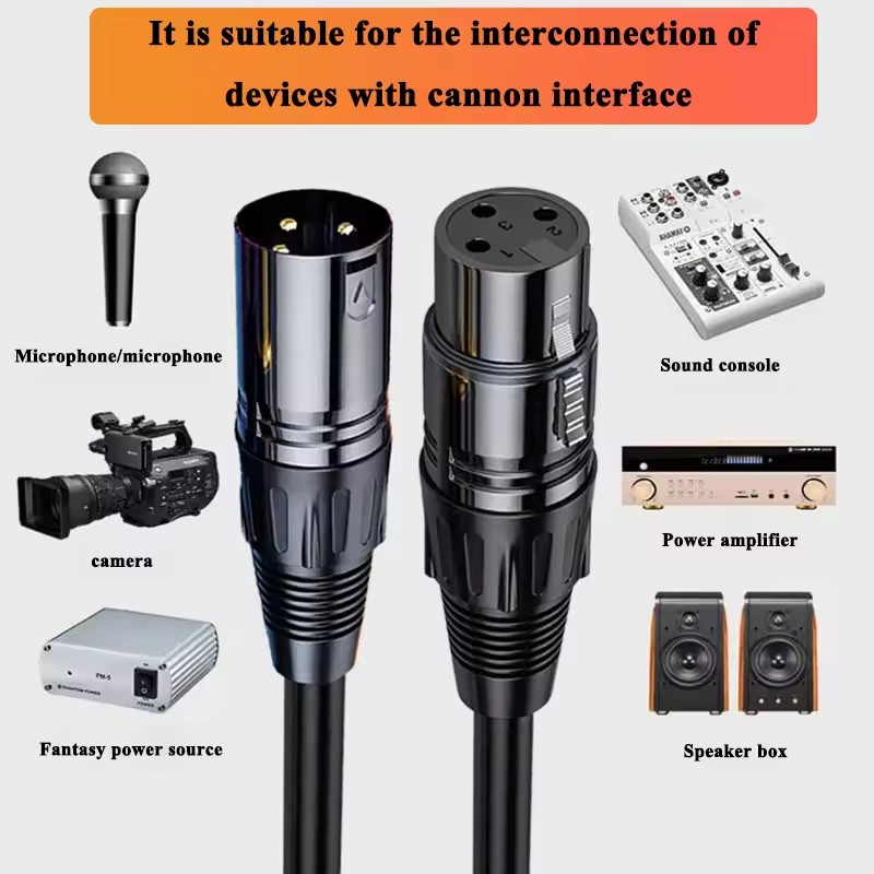 3Pin XLR Cable Audio Cable XLR - Audio Music Box recension och pris