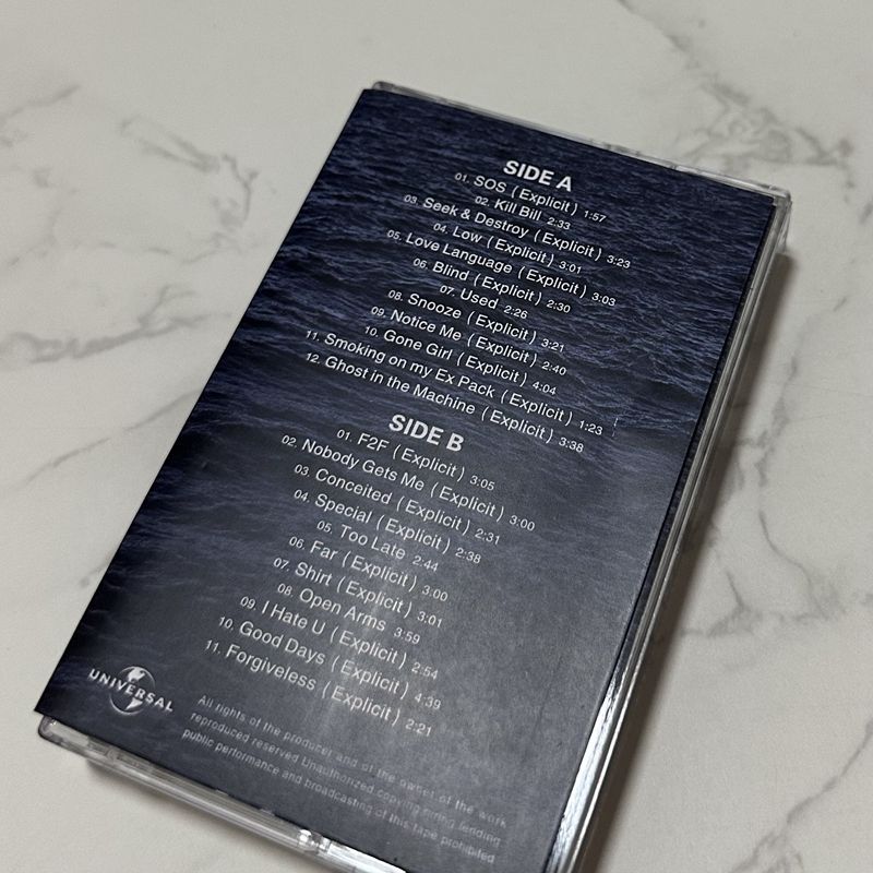 Western R&B Music Cassette Tap - Audio Music Lyrics recension och pris