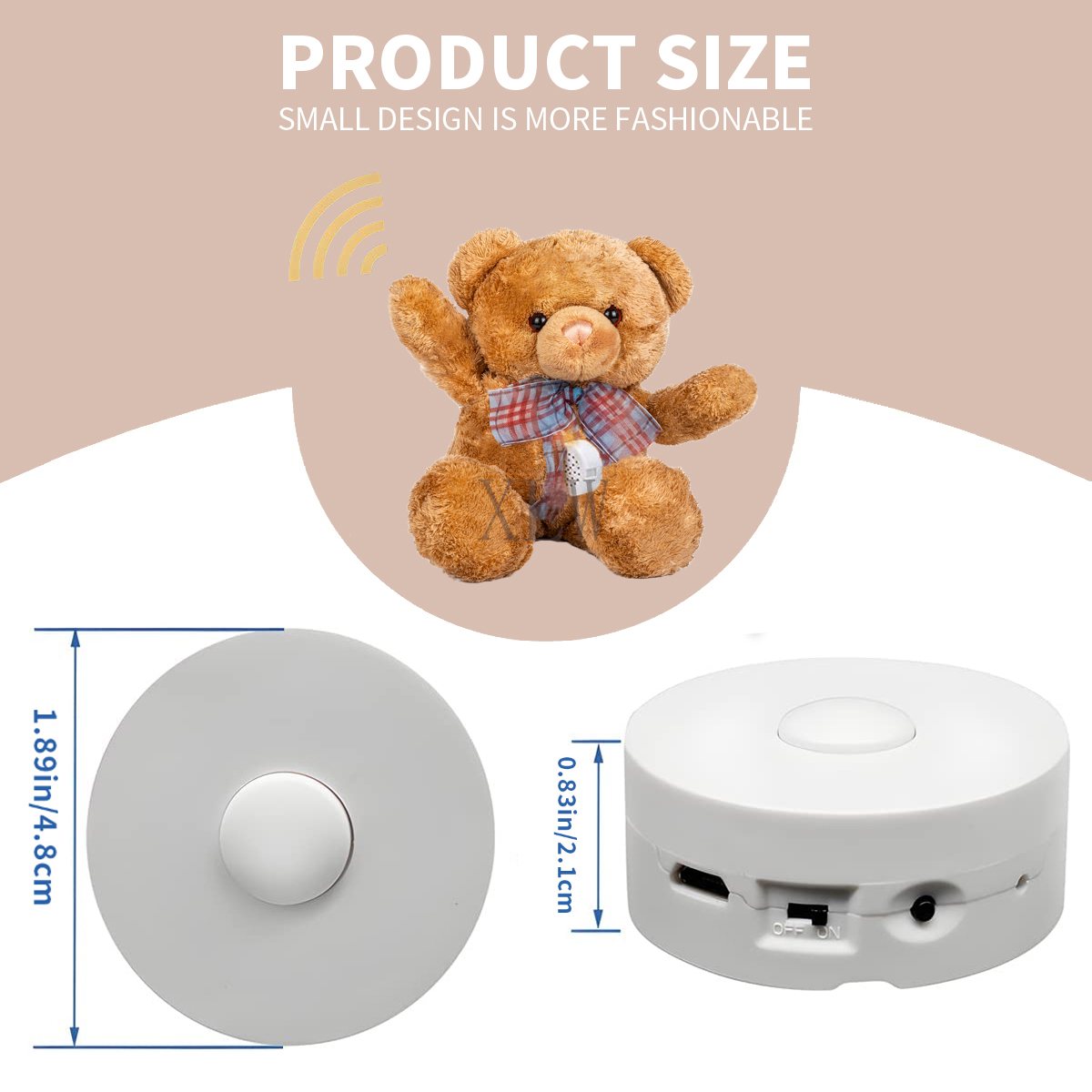 Small Music Box Button Play 19 - Audio Music Box recension och pris