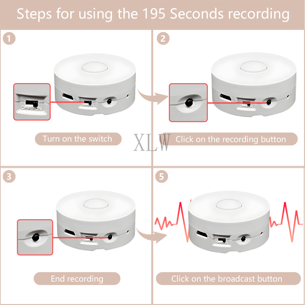 Small Music Box Button Play 19 - Audio Music Box recension och pris