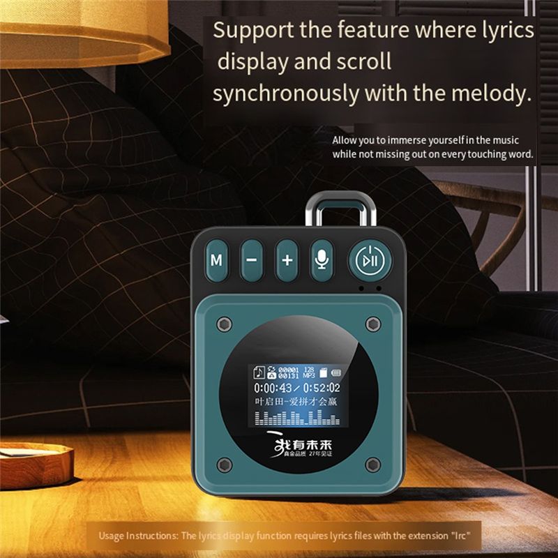RISE-MP3 Music Player Recorder - Audio Music Lyrics recension och pris