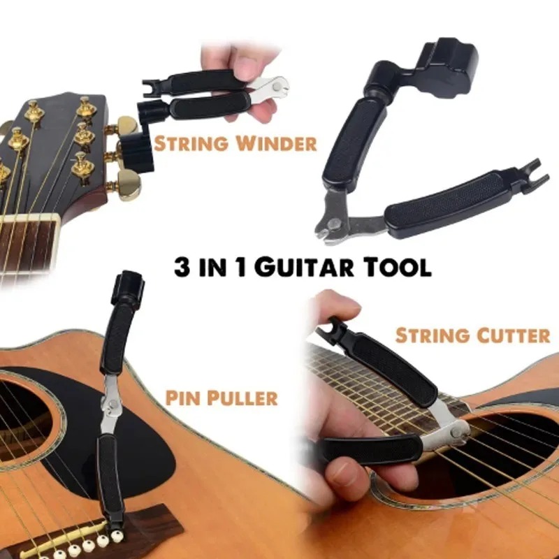 Guitar 3-in-1 String Clipper,  - Guitar Slide Tube recension och pris