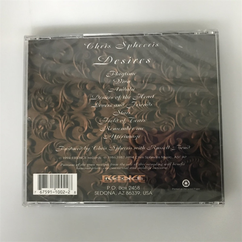 CD 'Desires' Chris Spheeris Mu - Audio Music Cd recension och pris