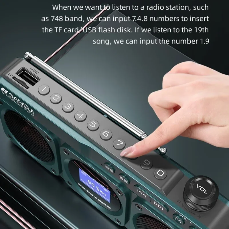 Portable F28 FM Radio Hi-fi So - Audio Music Lyrics recension och pris