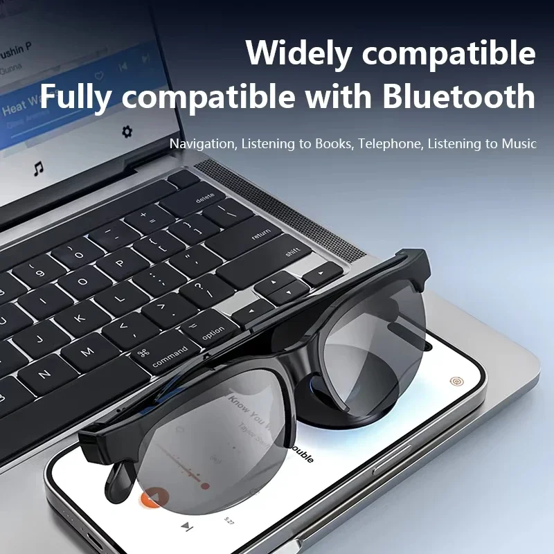 Lenovo 2026 AI Smart Glasses 8 - Audio Music Free recension och pris
