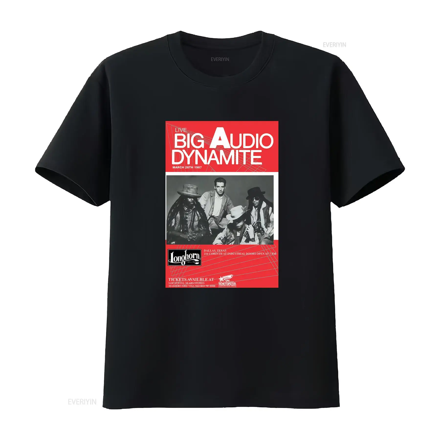 Big Audio Dynamite Logo T Shir - Audio Music Logo recension och pris