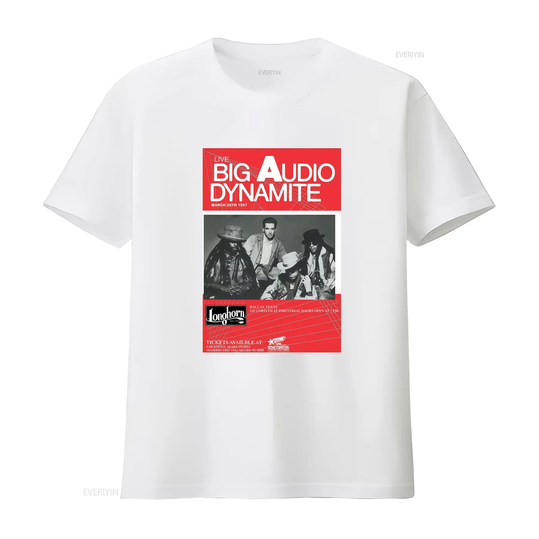 Big Audio Dynamite Logo T Shir - Audio Music Logo recension och pris